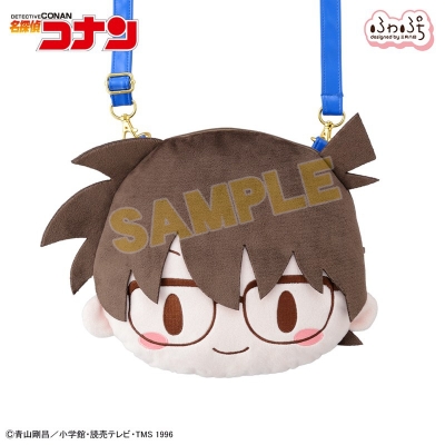 【グッズ-バッグ】名探偵コナン 江戸川コナン ふわぷち フェイスショルダーバッグ(M)