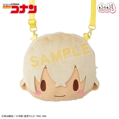 【グッズ-バッグ】名探偵コナン 安室透 ふわぷち フェイスショルダーバッグ(M)