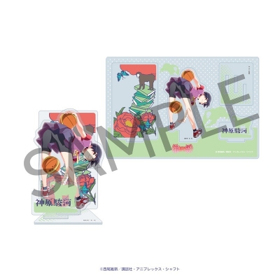 【グッズ-スタンドポップ】物語シリーズ キャラディショナルトイ 花札柄アクリルスタンド(神原駿河)