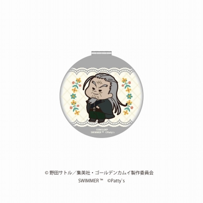 【グッズ-ミラー】ゴールデンカムイ×SWIMMER コンパクトミラー 土方歳三