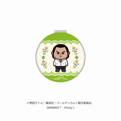 【グッズ-ミラー】ゴールデンカムイ×SWIMMER コンパクトミラー 谷垣源次郎