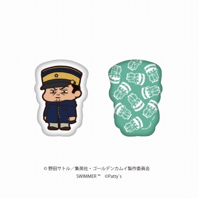 【グッズ-クッション】ゴールデンカムイ×SWIMMER ダイカットクッション 月島軍曹