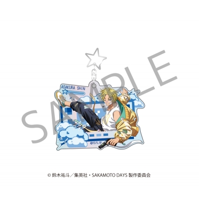 【グッズ-キーホルダー】SAKAMOTO DAYS オーロラアクリルキーホルダー デコラver.朝倉シン