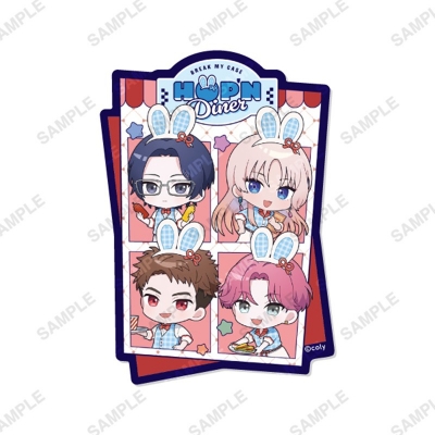 【グッズ-ステッカー】ブレイクマイケース ダイカットステッカー「HOP'N Diner」強行部
