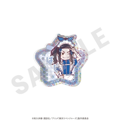 【グッズ-バッチ】TVアニメ『東京リベンジャーズ』 ミニキャラ キラキラお名前バッジ メイドジャージver.(場地 圭介)