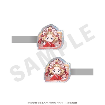 【グッズ-ヘアバンド】TVアニメ『東京リベンジャーズ』 ミニキャラ キラキラアクリルヘアクリップセット メイドジャージver.(佐野 万次郎)