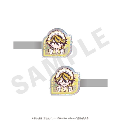 【グッズ-ヘアバンド】TVアニメ『東京リベンジャーズ』 ミニキャラ キラキラアクリルヘアクリップセット メイドジャージver.(羽宮 一虎)