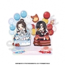 【グッズ-スタンドポップ】アニメ「天官賜福」 ミニキャラ キラキラ背景付きペアアクリルスタンド バースデーver.の画像