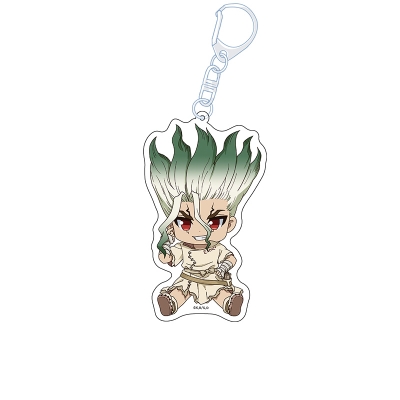 【グッズ-キーホルダー】Dr.STONE ぺたん娘アクリルキーホルダー 石神千空