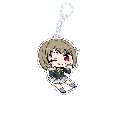 【グッズ-キーホルダー】ラブライブ!虹ヶ咲学園スクールアイドル同好会 ぺたん娘アクリルキーホルダー 中須 かすみ