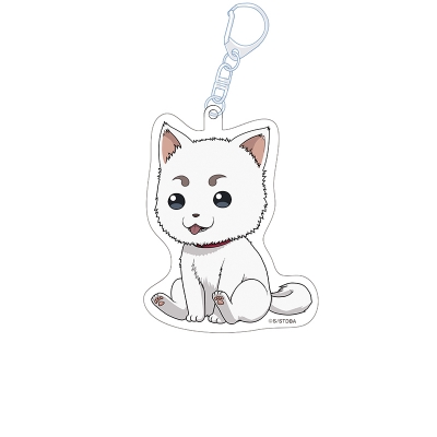 【グッズ-キーホルダー】銀魂 ぺたん娘アクリルキーホルダー vol.1 定春
