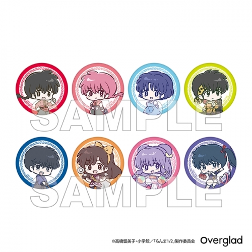 グッズ-バッチ】らんま1/2 トレーディング缶バッジ デフォルメver 