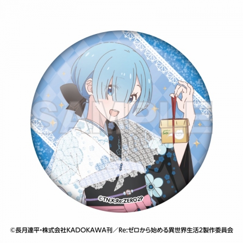 グッズ-バッチ】Re:ゼロから始める拉麺生活 グリッター缶バッジ 