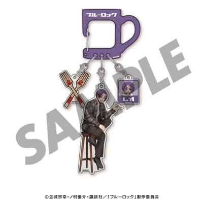 【グッズ-チャーム】ブルーロック Kalitaドリップタイム アクリルチャームセット《御影 玲王》