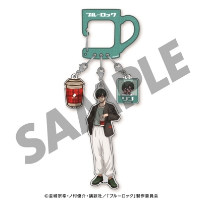 【グッズ-チャーム】ブルーロック Kalitaドリップタイム アクリルチャームセット《糸師 凛》