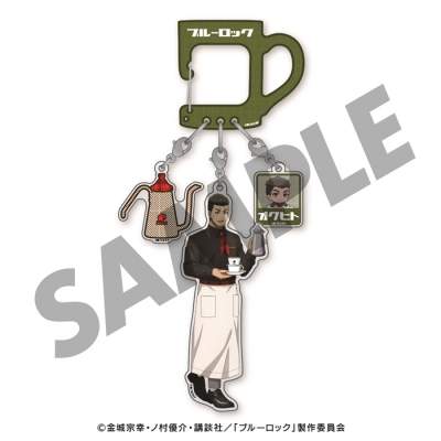 【グッズ-チャーム】ブルーロック Kalitaドリップタイム アクリルチャームセット《伊右衛門 送人》