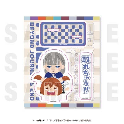 【グッズ-スタンドポップ】葬送のフリーレン×いらすとや アクリルスタンド 一級魔法使い試験編 ラヴィーネ&カンネ