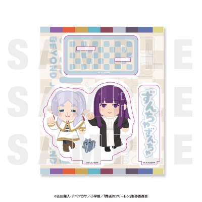 【グッズ-スタンドポップ】葬送のフリーレン×いらすとや アクリルスタンド 一級魔法使い試験編 フリーレン&フェルン「ずんちゃ ずんちゃ」