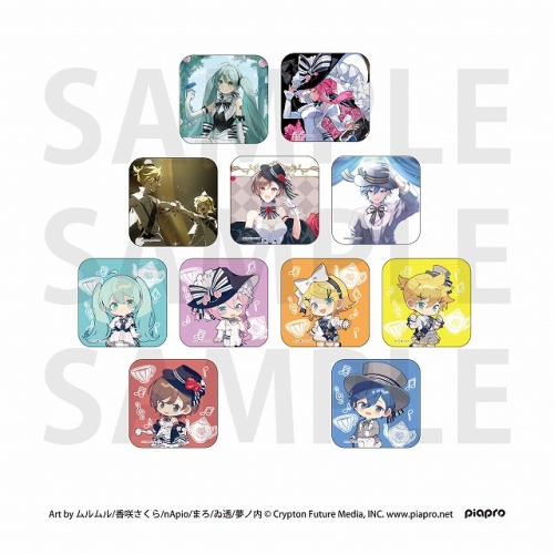 グッズ-バッチ】初音ミク シンフォニーコラボカフェ「After Party in 初音ミク MUSIC CAFE マグバッジ