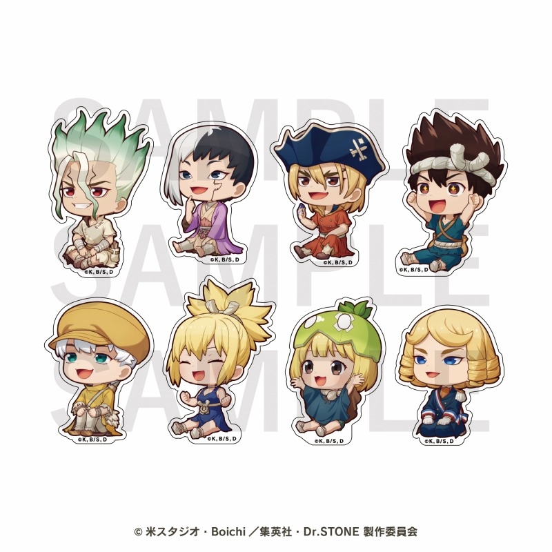 【グッズ-ステッカー】TVアニメ『Dr.STONE』 ダイカットステッカーセット