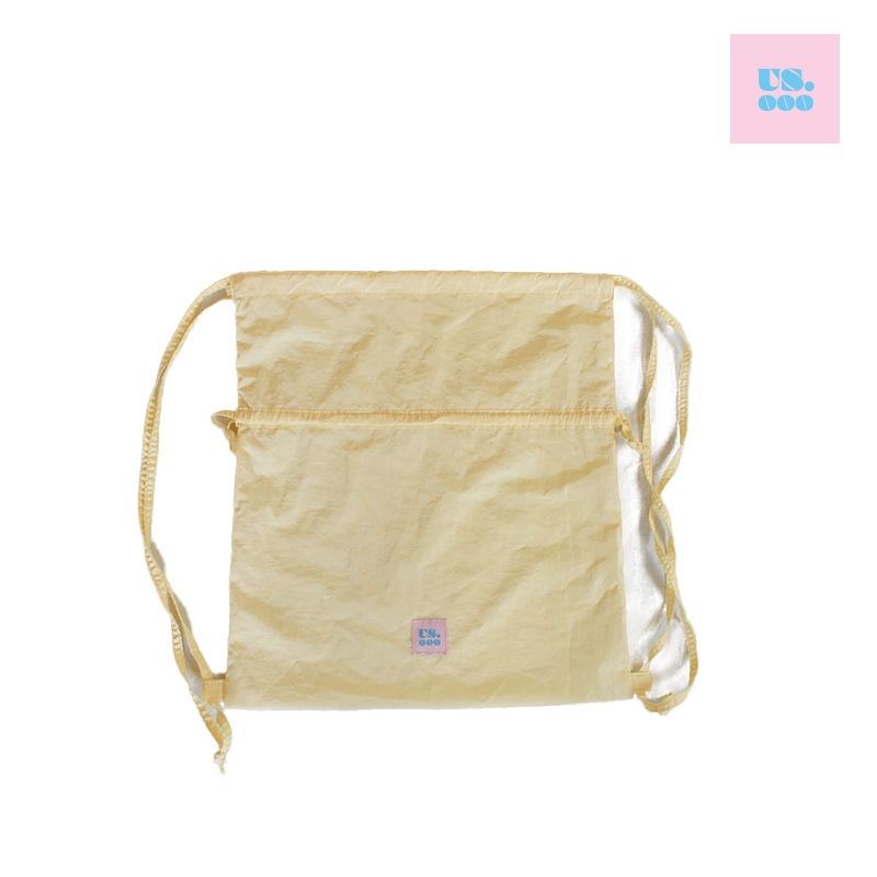 【グッズ-バッグ】ノンキャラオリジナル シアーナップサック WHITE【Us.ooo】