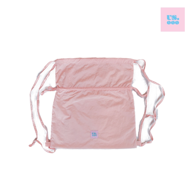 【グッズ-バッグ】ノンキャラオリジナル シアーナップサック PINK【Us.ooo】