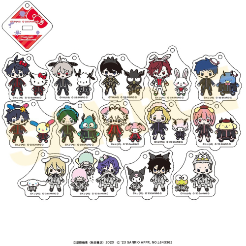 グッズ-キーホルダー】桃源暗鬼×サンリオキャラクターズ ミニアクリル 