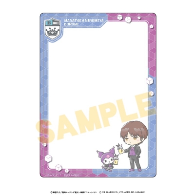 【グッズ-カードケース】ワールドトリガー×サンリオキャラクターズ 硬質ブロマイドケース ミニキャラver. 二宮匡貴×クロミ