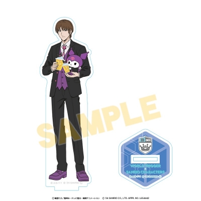 【グッズ-スタンドポップ】ワールドトリガー×サンリオキャラクターズ アクリルスタンド 二宮匡貴×クロミ