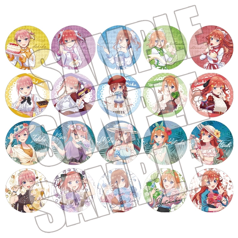 【グッズ-バッチ】五等分の花嫁∽ ブラインド缶バッジ<蔵出し市 vol.2>