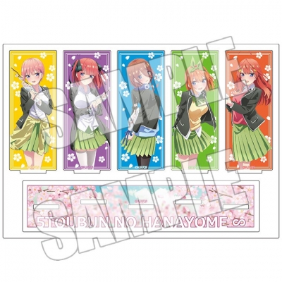 【グッズ-置きもの】五等分の花嫁∽ アクリルスタンドプレート<FIVE Memories サクラサク!>