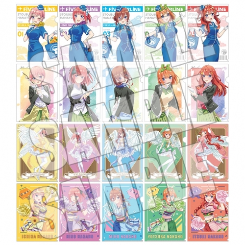 グッズ-クリアファイル】五等分の花嫁∽ ブラインドクリアファイル 