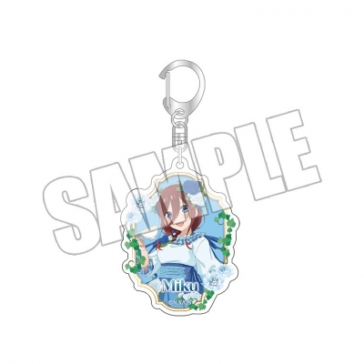 【グッズ-キーホルダー】五等分の花嫁∽ アクリルミニキーホルダー<五つ子のティーパーティー 三玖>