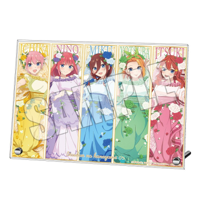 【グッズ-置きもの】五等分の花嫁∽ アクリルプレート<五つ子のティーパーティー>