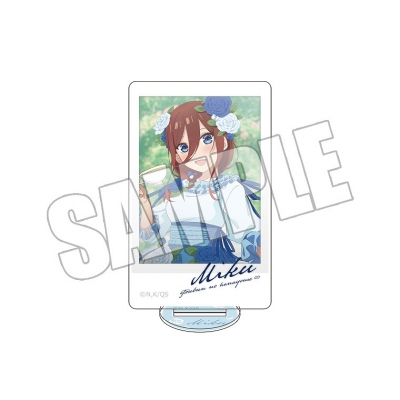 【グッズ-スタンドポップ】五等分の花嫁∽ チェキ風アクリルスタンド<五つ子のティーパーティー 三玖>