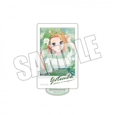 【グッズ-スタンドポップ】五等分の花嫁∽ チェキ風アクリルスタンド<五つ子のティーパーティー 四葉>