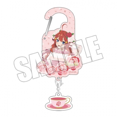 【グッズ-キーホルダー】五等分の花嫁∽ ミニチャーム付きカラビナアクリル<五つ子のティーパーティー 五月>