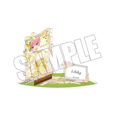 【グッズ-スタンドポップ】五等分の花嫁∽ アクリルシート付きジオラマスタンド<五つ子のティーパーティー 一花>