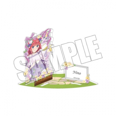 【グッズ-スタンドポップ】五等分の花嫁∽ アクリルシート付きジオラマスタンド<五つ子のティーパーティー 二乃>