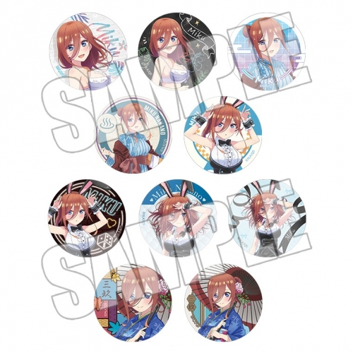 グッズ-バッチ】五等分の花嫁∽ 三玖のブラインド缶バッジセット＜5 