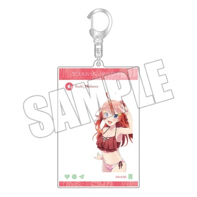 【グッズ-キーホルダー】五等分の花嫁∽ SNS風アクリルキーホルダー<Water Girl 五月>