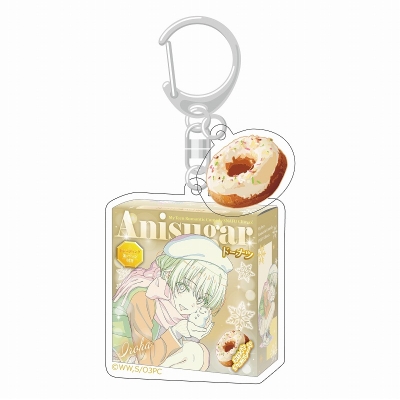 【グッズ-キーホルダー】やはり俺の青春ラブコメはまちがっている。完 ドーナツパッケージキーホルダー<雪明かり、キミと一緒 原画シリーズ いろは>