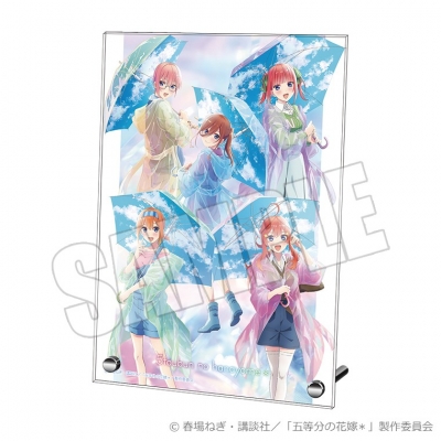 【グッズ-置きもの】五等分の花嫁* アクリルプレート<FIVE Memories 2025 after the rain>