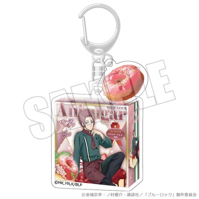 【グッズ-キーホルダー】ブルーロック ドーナツパッケージキーホルダー<甘い誘惑の舞台 糸師 冴>