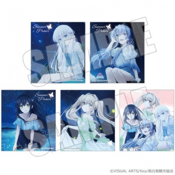 グッズ-色紙】『Summer Pockets』 トレーディングミニ色紙<夏灯り、君 
