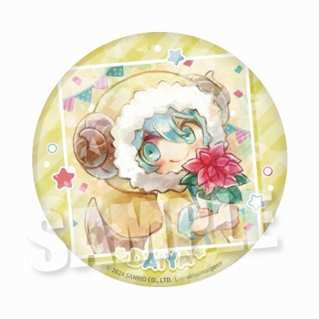 グッズ-バッチ】まいまいまいごえん BIGホログラム缶バッジ（ダイヤ 