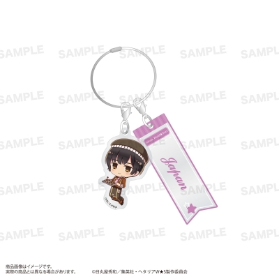【グッズ-キーホルダー】アニメ「ヘタリア World★Stars」 ワイヤーアクリルキーホルダー(きゃらほっぴん!)ショコラティエver. 日本
