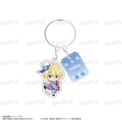 【グッズ-キーホルダー】「憂国のモリアーティ」 ワイヤーアクリルキーホルダーきゃらほっぴん!紫陽花ver. ウィリアム