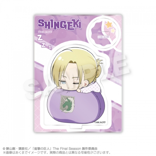 グッズ-スタンドポップ】進撃の巨人 ふわみんアクリルマスコット アニ 