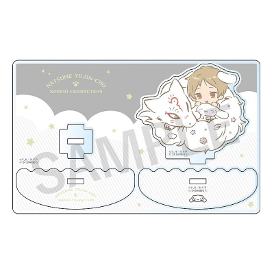 【グッズ-スタンドポップ】夏目友人帳×サンリオキャラクターズ ゆらゆらアクリルスタンド(サンリオキャラクターズ コラボ第二弾) 夏目貴志&斑&シナモロール